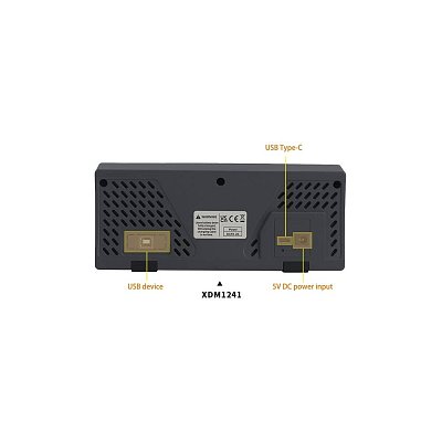 Univerzální laboratorní multimetr s akumulátorem, max 1000V/10A DC, 750V/10A AC, 50MOhm, 10mF, 60MHz