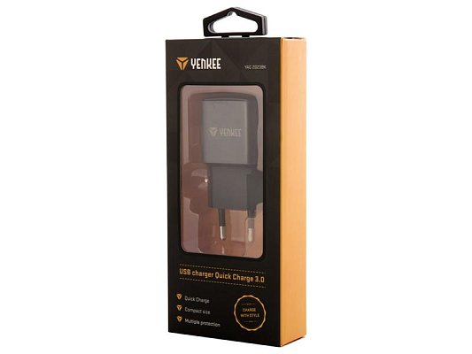 Adaptér USB YENKEE YAC 2023BK