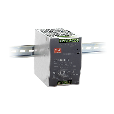 DC/DC měnič na DIN lištu 480W, 16,8..33,6V -> 24V/20A