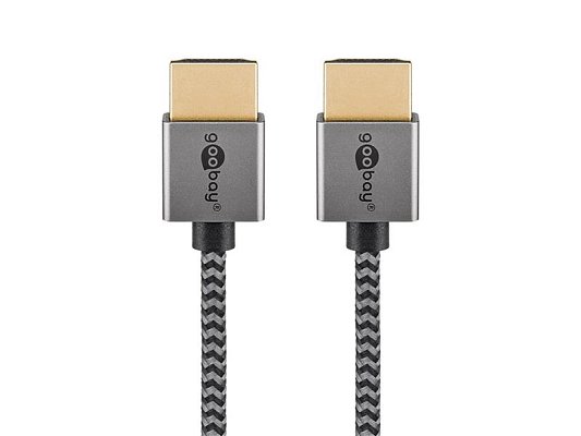 Kabel GOOBAY 75752 HDMI Slim High Speed s Ethernetem 2.0 4K 1m