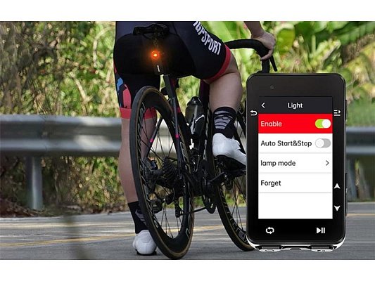 Svítilna na kolo zadní iGPSPORT SR30 Bluetooth