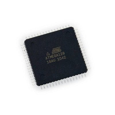 Mikrokontrolér AVR, EEPROM: 4kB, SRAM: 4kB, flash: 128kB, SMD