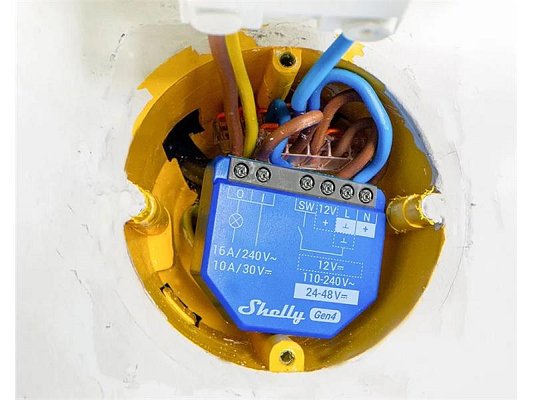 Smart Switch SHELLY 1 Gen4 WiFi Zigbee Bluetooth Matter