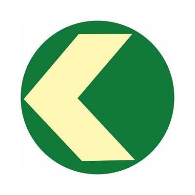 Symbol” Podlahová šipka” slouží ke světelnému značení únikových cest na podlaze