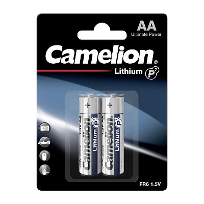 Lithiová baterie 1,5V, 2900mAh, AA,  blistr 2ks