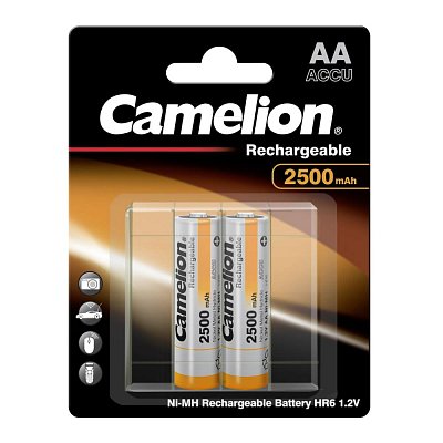 Nikl-metal hydridový akumulátor 1,2V, 2500 mAh, AA, blistr 2ks