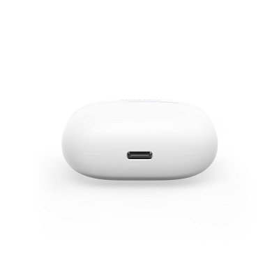 Bluetooth sluchátka s nabíjecím pouzdrem,až 5 hodin přehrávání na jedno nabití, 20 hodin s nabíjecím pouzdrem, bílá
