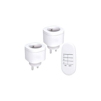 Sada dálkově ovládaných zásuvek
