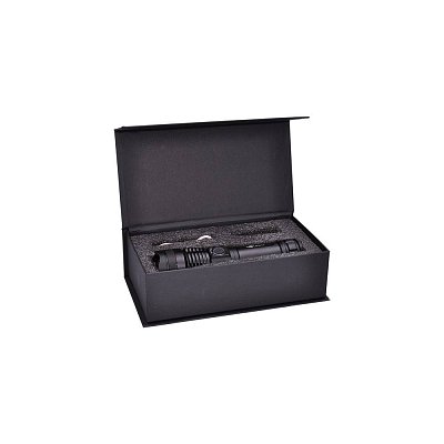 Nabíjecí LED svítilna, 1000lm,fokus, 2800mAh Li-ion, USB, dárkové balení
