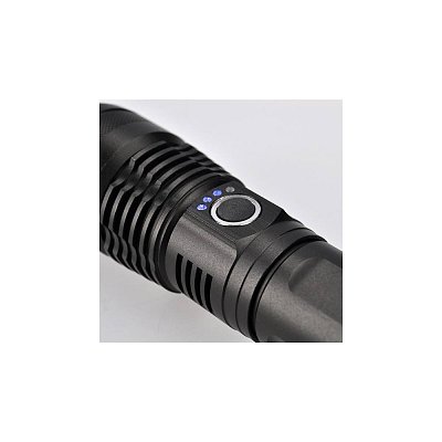 Nabíjecí LED svítilna, 1000lm,fokus, 2800mAh Li-ion, USB, dárkové balení