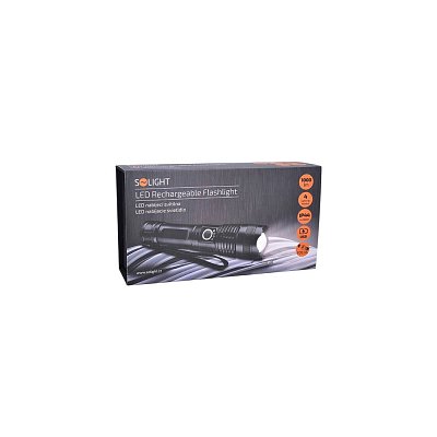 Nabíjecí LED svítilna, 1000lm,fokus, 2800mAh Li-ion, USB, dárkové balení