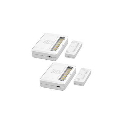 LED světélka do skříní, komod a zásuvek, 40lm , 2x AAA, 2ks v balení