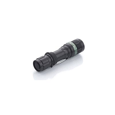 LED kovová svítilna, 150lm, 3W CREE LED, černá, fokus, 3 x AAA