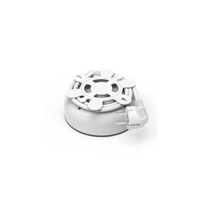 Prodlužovací přívod, 4z , 2m, 3 x 1mm2, bílý, vypínač