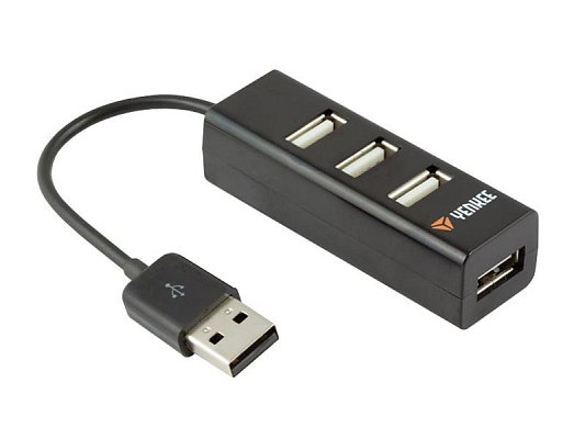 USB hub YENKEE YHB-4001BK