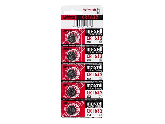 Baterie CR1632 MAXELL lithiová 5ks / blistr