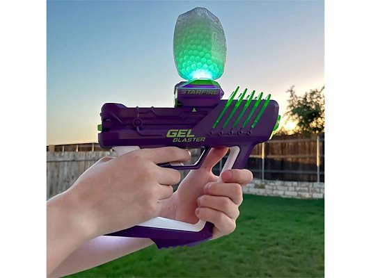 Dětská pistole GEL BLASTER STARFIRE Glow in the dark na vodní kuličky