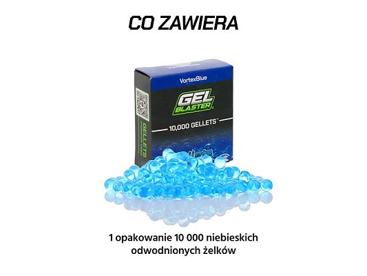 Náplň GEL BLASTER Gellets 10K Blue