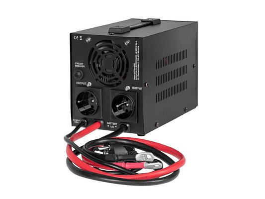 Zdroj záložní REBEL POWER-500-LFP4 12V 230V 500VA 300W Black