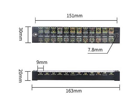 Svorkovnice TB-2512 12x6mm2