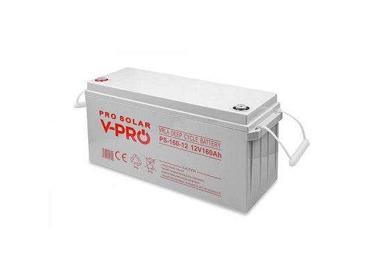 Baterie 12V 160Ah V-PRO SOLAR DEEP CYCLE