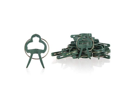 Klipy upínací na rostliny HAPPY GREEN 4x2,6cm 25ks