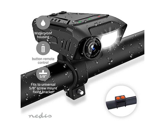 Cyklistická kamera NEDIS CCAM100BK 3v1
