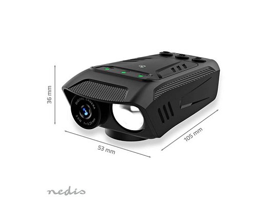 Cyklistická kamera NEDIS CCAM100BK 3v1