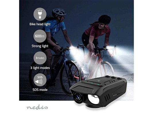 Cyklistická kamera NEDIS CCAM100BK 3v1