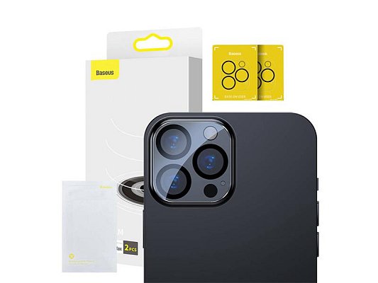 Ochranná folie BASEUS na objektiv fotoaparátu pro iPhone 13 Pro/13 Pro Max 2ks