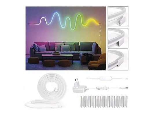 Smart LED pásek 24W RGBIC EMOS ZPW313I Neon 3m WiFi Tuya