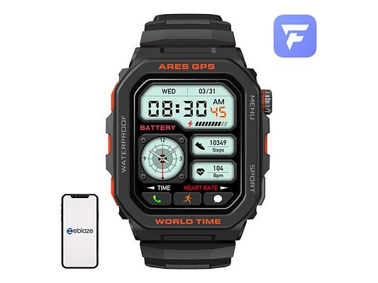 Hodinky ZEBLAZE Ares GPS Black