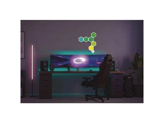 Smart stolní lampa EMOS ZIW426R Hexagon WiFi Tuya