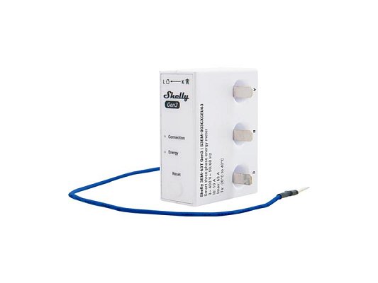Smart meřič spotřeby SHELLY 3EM-63T Gen3 WiFi