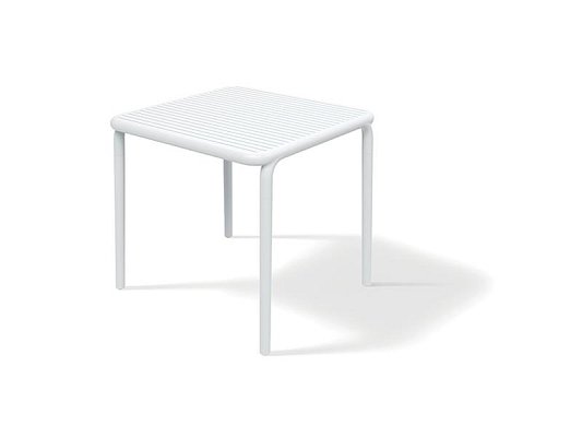 Stůl zahradní BRENE 795x795x755mm - bílá