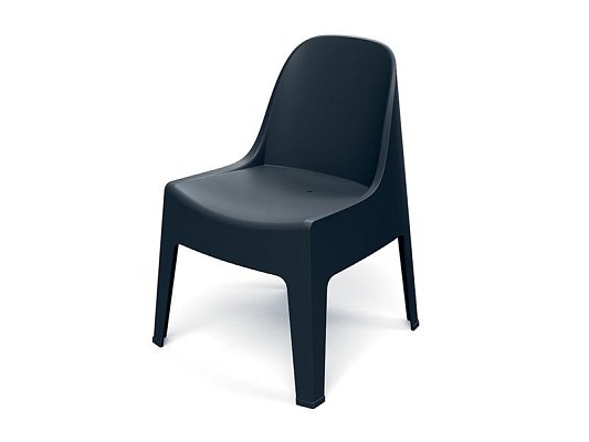 Židle zahradní MILANE 580x600x735mm - uhelná