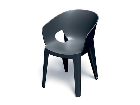 Židle zahradní PREMO 560x590x810mm - uhelná