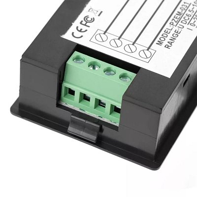 Digitální ampérmetr, voltmetr, wattmetr panelový 100VDC 20ADC
