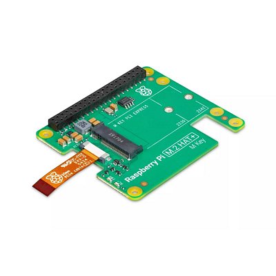 Oficiální M.2 HAT+ umožňuje uživatelům připojit PCIe a NVMe ve formátu M.2 ke konektoru PCIe FPC v počítači Raspberry Pi 5.