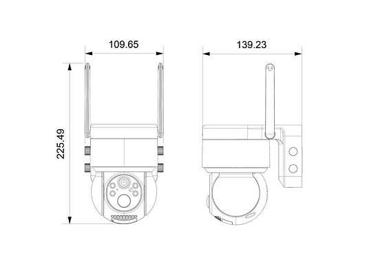 Kamera IMMAX NEO Lite 07803L Solar Sentry WiFi Tuya