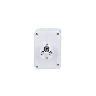Výstup 1x 16A/230V, 2x 2,5A/230V, maximální proud 16A, 2x USB A+C rychlonabíječka 17W