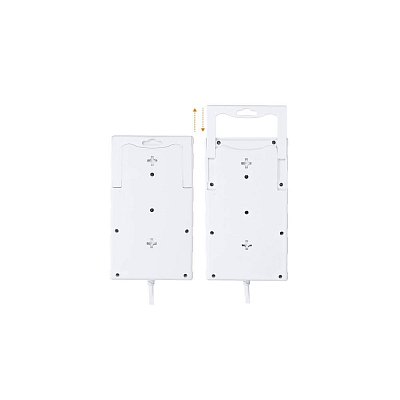 Prodlužovací kabel s přepěťovou ochranou, 8x zásuvka, USB A+C, 2m, bílý