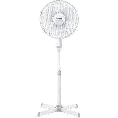Stojanový ventilátor, 40cm, 3 rychlosti, 50W, bílý