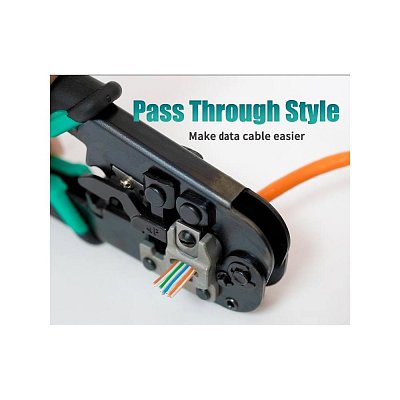 Krimpovací kleště pro konektory RJ11, RJ12 a RJ45