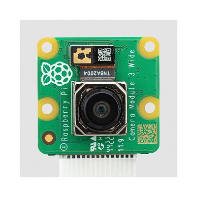Širokoúhlá varianta 12 Mpx oficiálního Raspberry Pi kamerového modulu se senzorem Sony IMX708 s vyšší světelnou citlivostí, podporou HDR a automatickým ostřením.