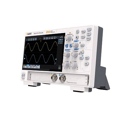 Osciloskop dvoukanálový 70MHz, Integrovaný s osciloskopem, frekvenčním čítačem, voltmetrem a FFT spektrálním analyzátorem.