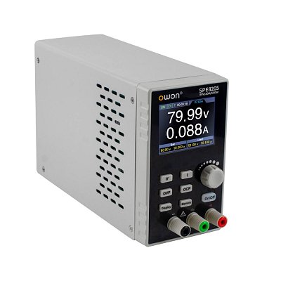 Laboratorní zdroj,0-80V/20A, 500W, 2,8'' LCD, 4 paměti