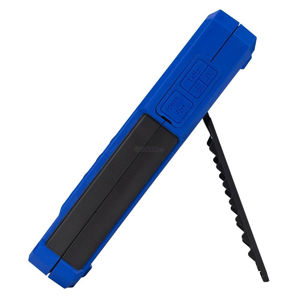 spektrální analyzér s osciloskopem a digitálním multimetrem, max 1000V/10A DC, 750V/10A AC, 100MOhm, 2mF, OSC 70MHz, SA 9kHz-3GHz