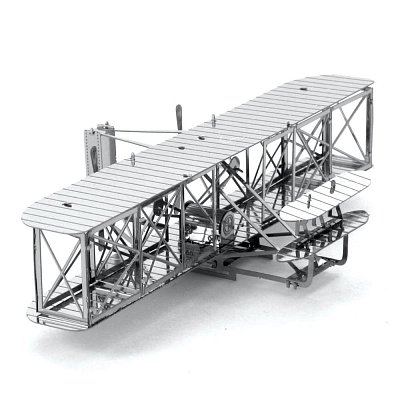 Stavebnice 3D kovového modelu Letadlo bratří Wrightů