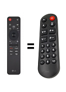 LG MR25GA , AKB76046603 náhradní dálkový ovladač pro seniory
